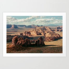 Monument Valley Overview Art Print