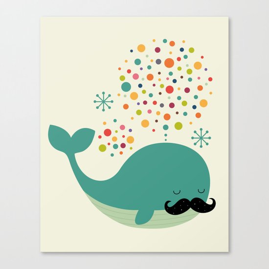 Firewhale Canvas Print