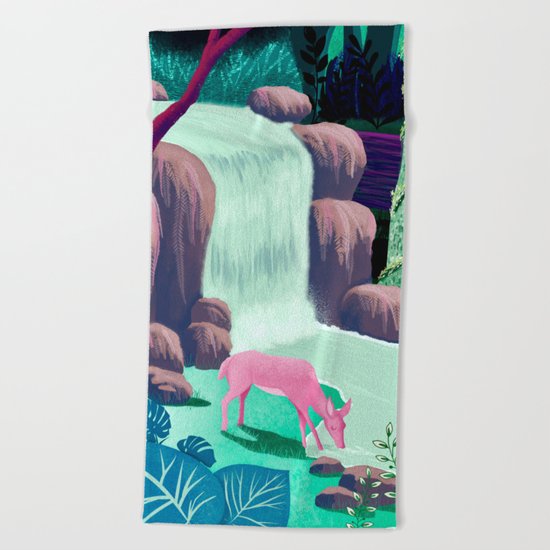 The Whispering Waters of Eventide Vale Beach Towel