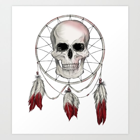 Skullcatcher Art Print