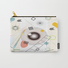 Abstract Geometric Composition Carry-All Pouch
