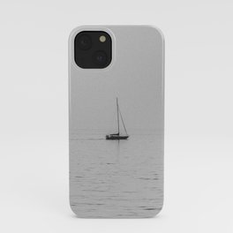 lonely sailboat iPhone Case