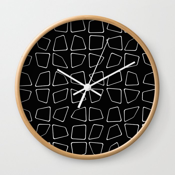 Changing Perspective - Simplistic Black and white Wall Clock