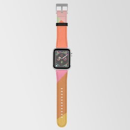 Retro Geometric Abstraction Mountain Landscape Apple Watch Band