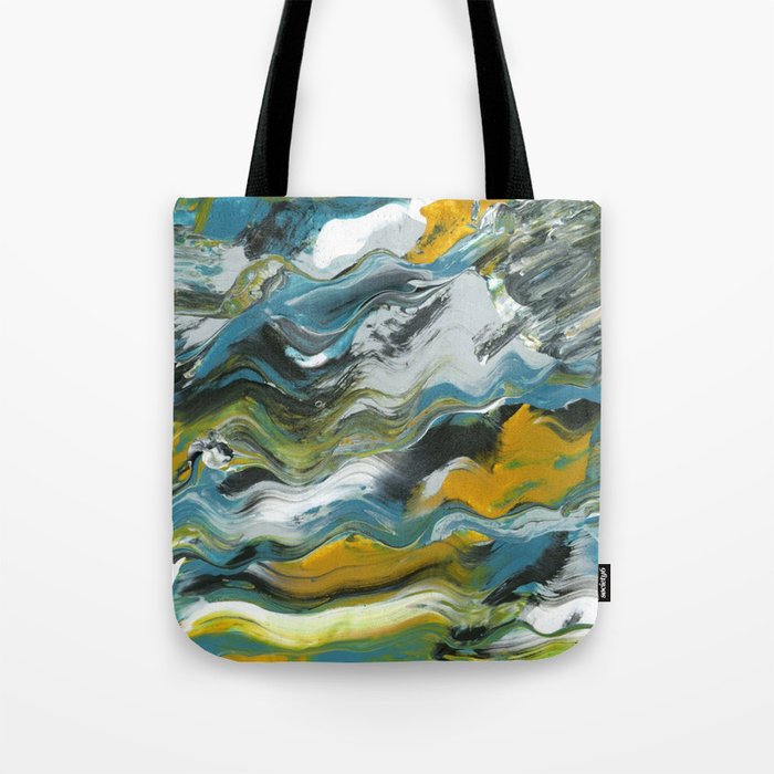 Abstract Swoosh Tote Bag