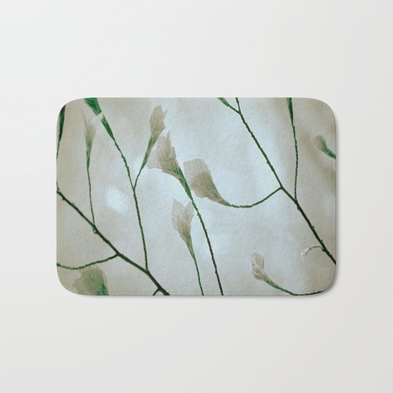 delicate flowers Bath Mat