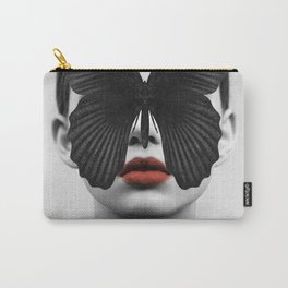 BLACK BUTTERFLY Carry-All Pouch