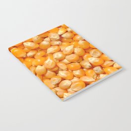 Popcorn Kernels Food Pattern Photograph Notebook