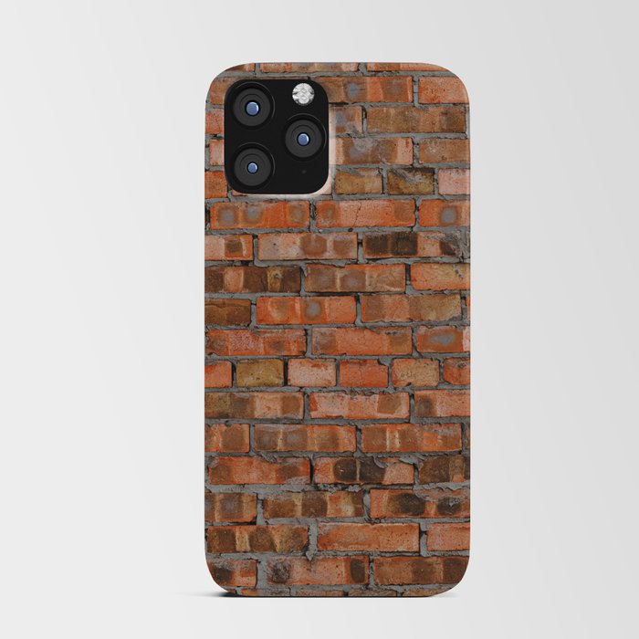 Texture of an old brick wall closeup iPhone Card Case