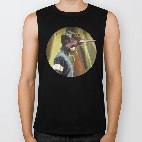 The Kiwi Bird Man Biker Tank