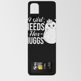 Chicken Nugget Girl Queen Vegan Nuggs Fries Android Card Case