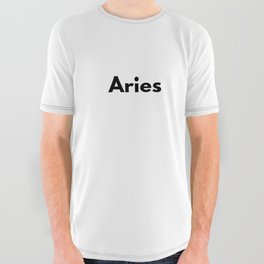 Aries, Aries Sign All Over Graphic Tee