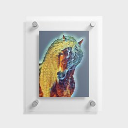 Haflinger Horse Floating Acrylic Print
