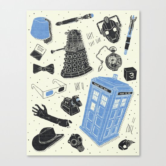 Artifacts: Doctor Who Canvas Print
