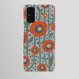 Flower Market Amsterdam, Modern Retro Flower Print Android Case