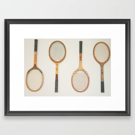 Classic Racquets Framed Art Print