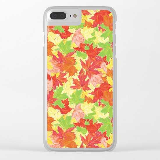 Autumn leaves #18 Clear iPhone Case