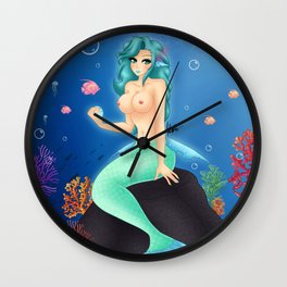 Sea Angel Wall Clock