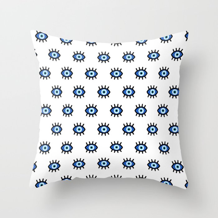 Evil Eye Throw Pillow