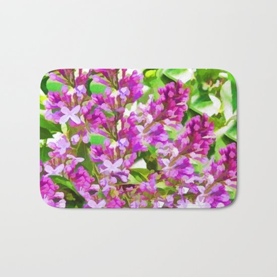 Lazy Day Lilac Bath Mat