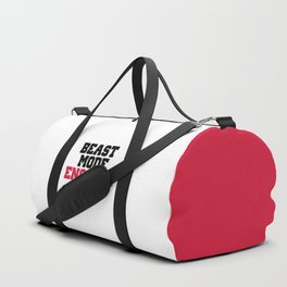Beast Mode Engaged Gym Quote Duffle Bag