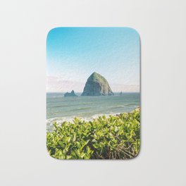 Haystack Rock Surreal Views | Travel Photography and Collage Bath Mat