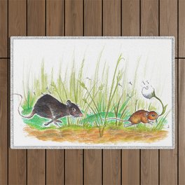 Mouse & Rat Chase Outdoor Rug