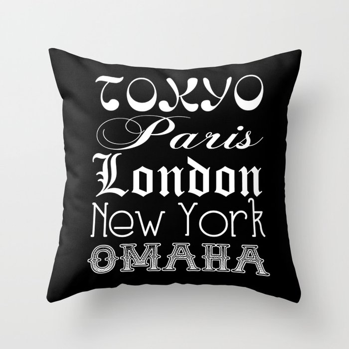 Omaha Throw Pillow