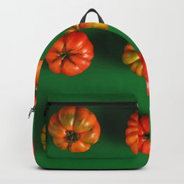 Green and red tomatoes concept Backpack | Diversity, Evolution, Unripe, Minimalist, Ripe, Growth, Varied, Food, Concept, Green 