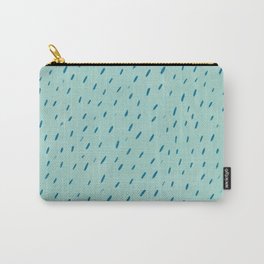 blue marks pattern Carry-All Pouch