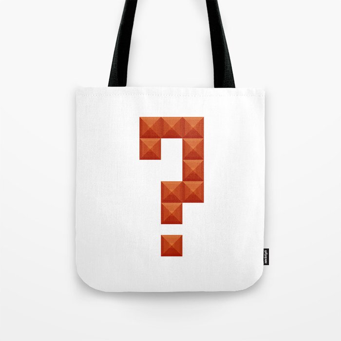 Question Mark Print In Beautiful Design Fashion Modern Style Tote