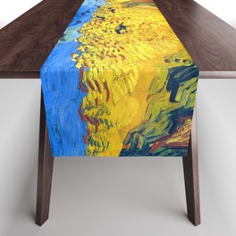 Vincent van Gogh "Wheatfield with crows" Table Runner