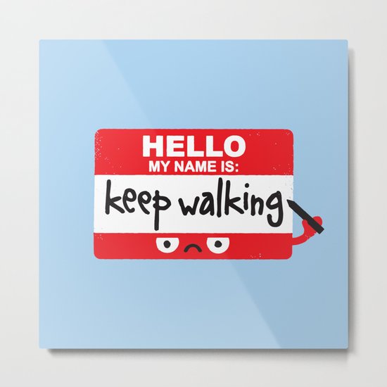The Red Badge of Discourage Metal Print