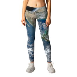 Planet Earth from Above Leggings