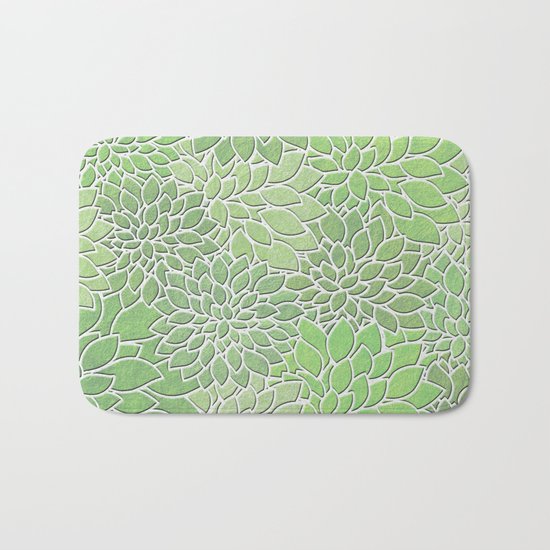 Floral Abstract 30 Bath Mat