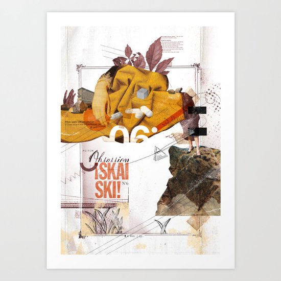 New Collage - "Prescriptions and placebos" 2 of 2 Art Print