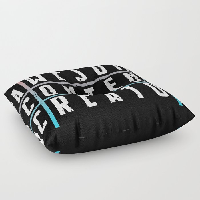 Content Creator Video Producer Influencer Floor Pillow