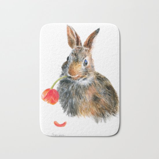 "Trouble" by Teresa Thompson Bath Mat