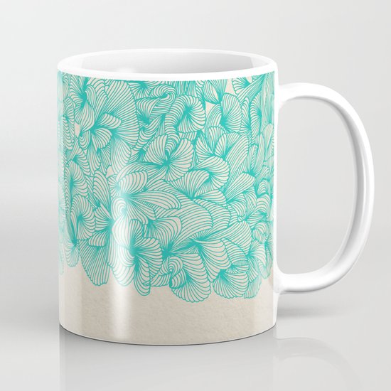 Abstract Pattern – Turquoise Mug
