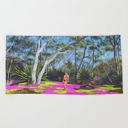 Beck in the Bush Beach Towel