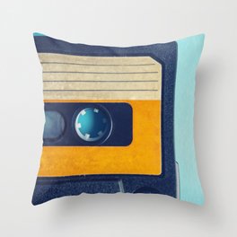 Cassettes Are Cool! III Throw Pillow