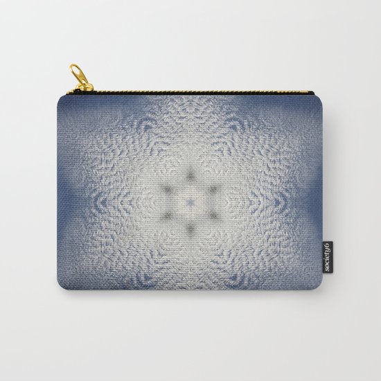 Snowflake of clouds kaleidoscope Carry-All Pouch
