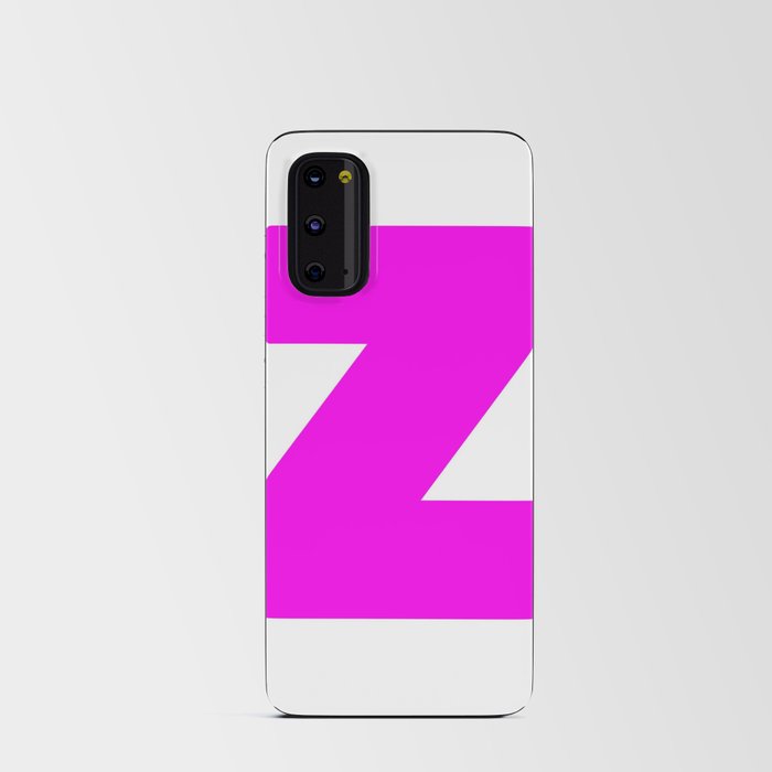 Z (Magenta & White Letter) Android Card Case