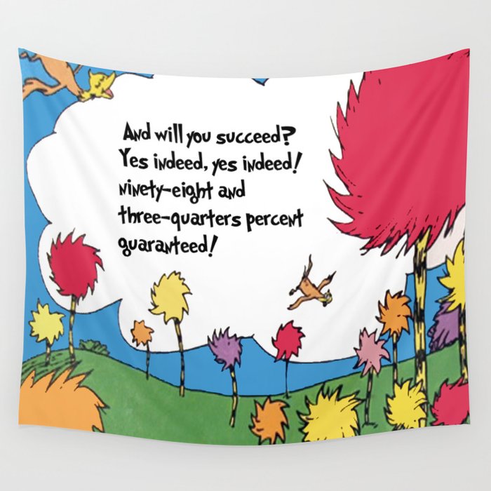 Lorax quote Wall Tapestry