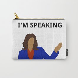 Kamala Harris - I'm Speaking Carry-All Pouch | Imspeakingkamala, Kamalaharris, Kamalaharris2020, Bidenharris, Elections, Imspeaking, Mrvicepresident, Mikepence, Vicepresident, Iamspeaking 