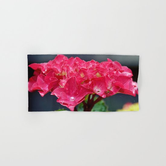 Pink Hydrangea Hand & Bath Towel