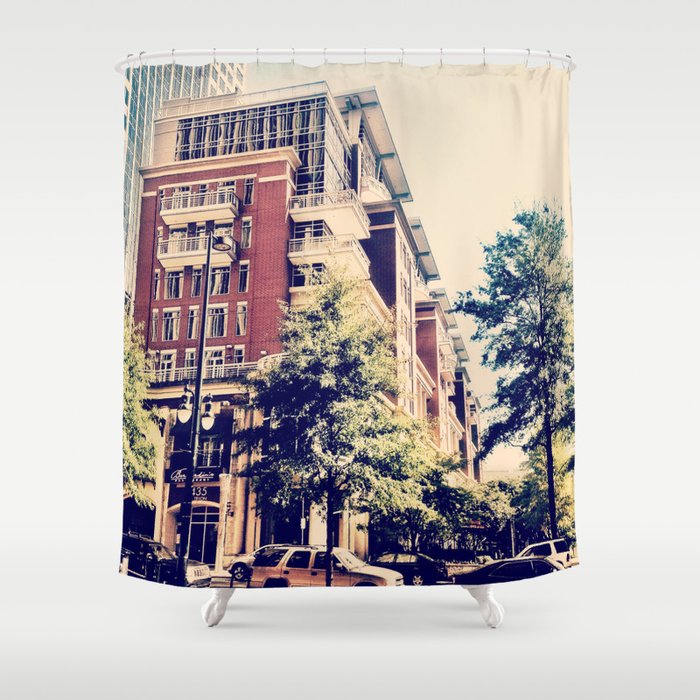 Downtown Charlotte, NC Shower Curtain