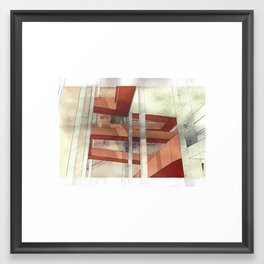 Architectural Fragment Perspective Framed Art Print
