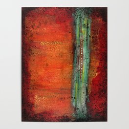 Abstract Copper Poster