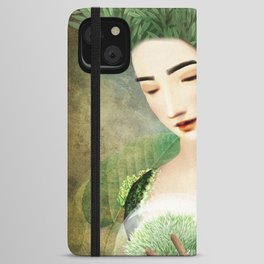 Protective of olive trees iPhone Wallet Case